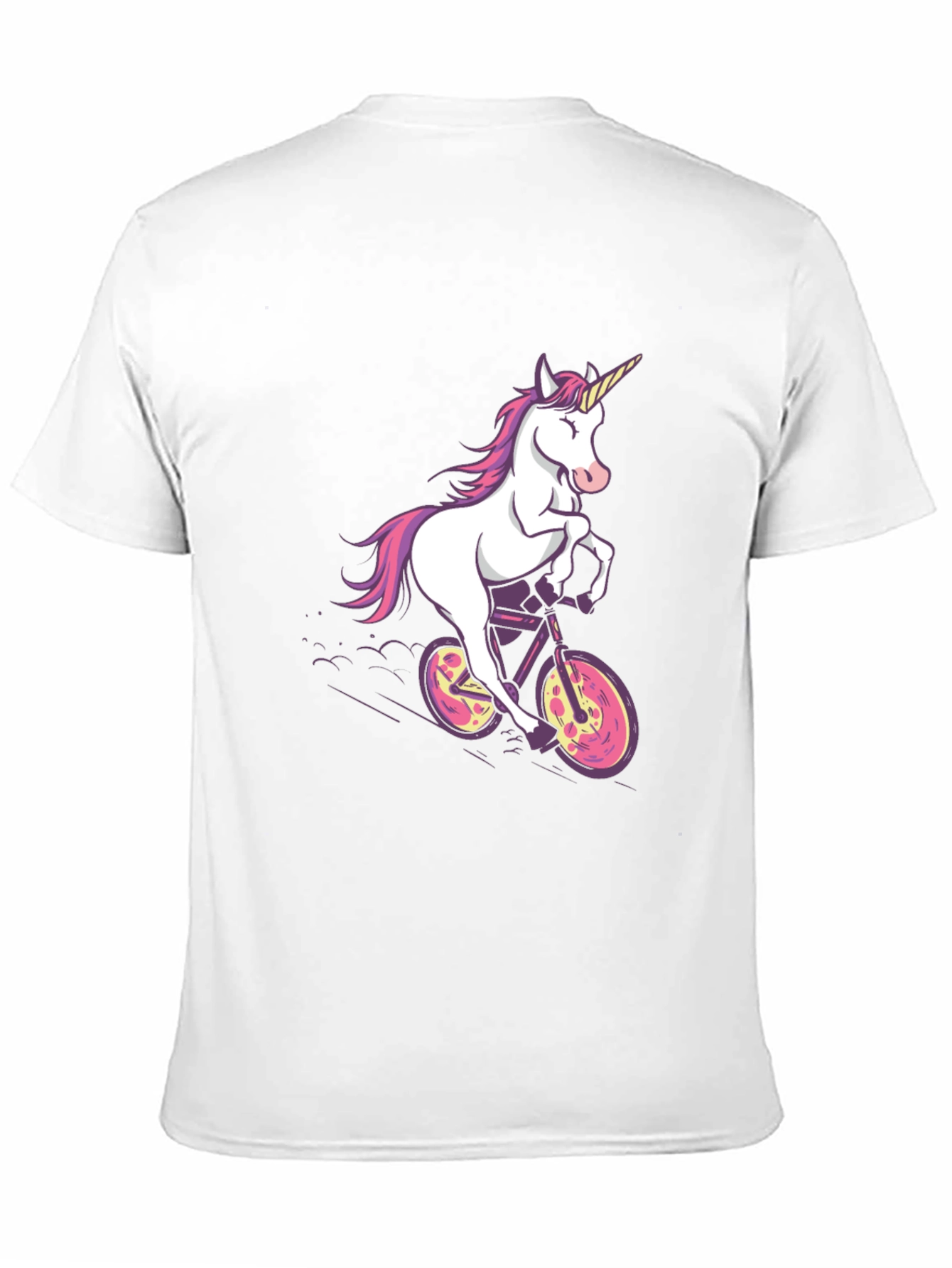 Unicorn on Bike Graphic Tee