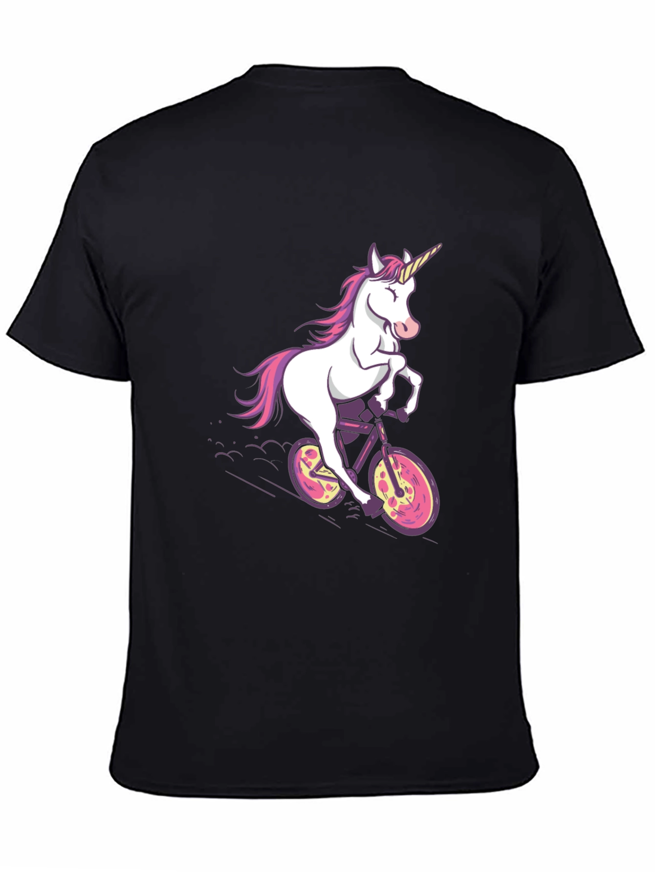 Unicorn on Bike Graphic Tee