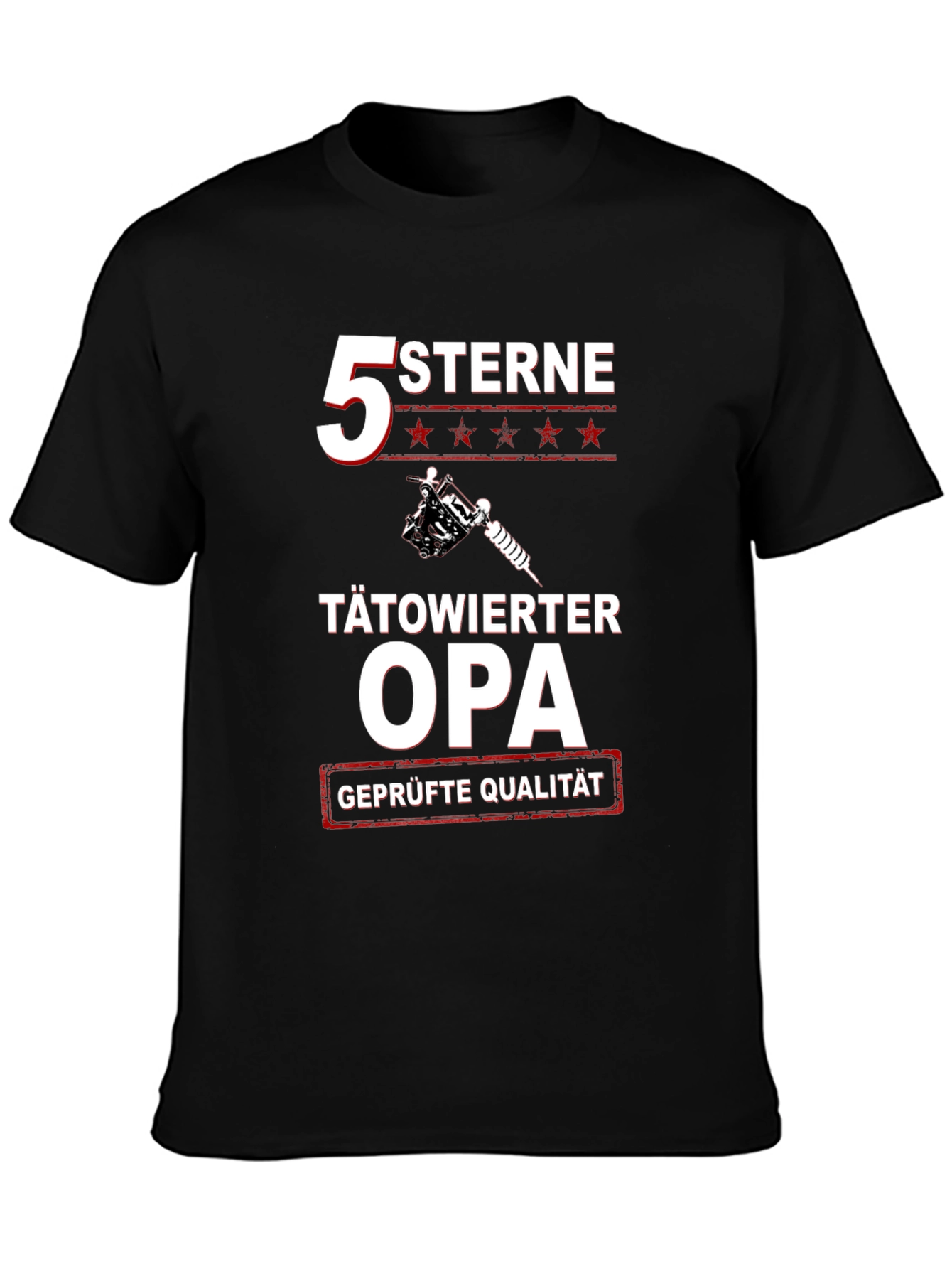 Tätowierter Opa T-Shirt - 5 Sterne Grandpa