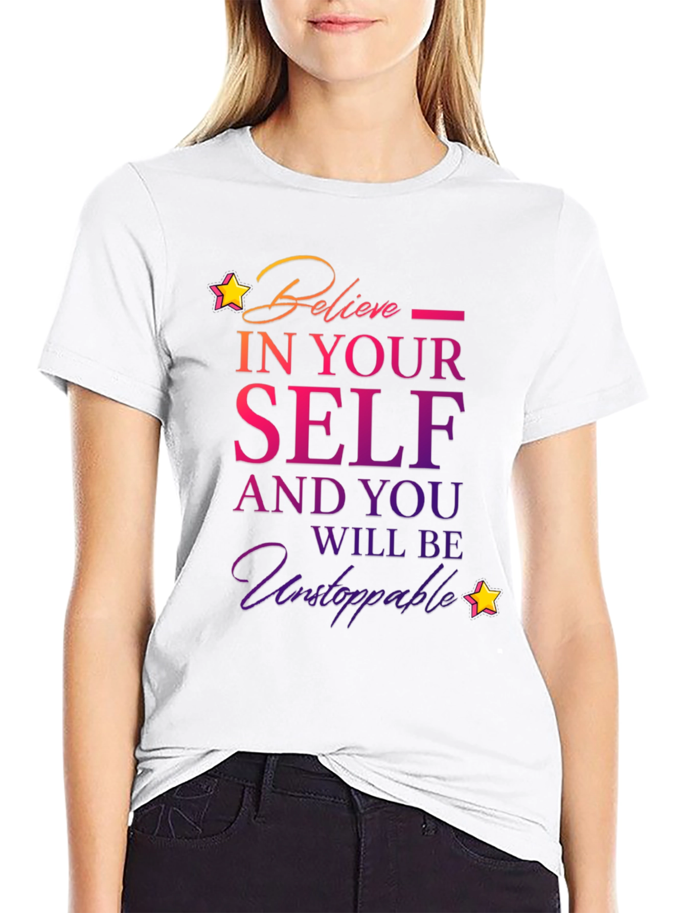 Believe in Yourself T-Shirt - Motivational Design