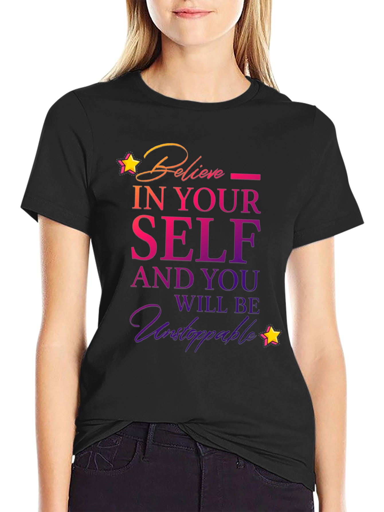 Believe in Yourself T-Shirt - Motivational Design