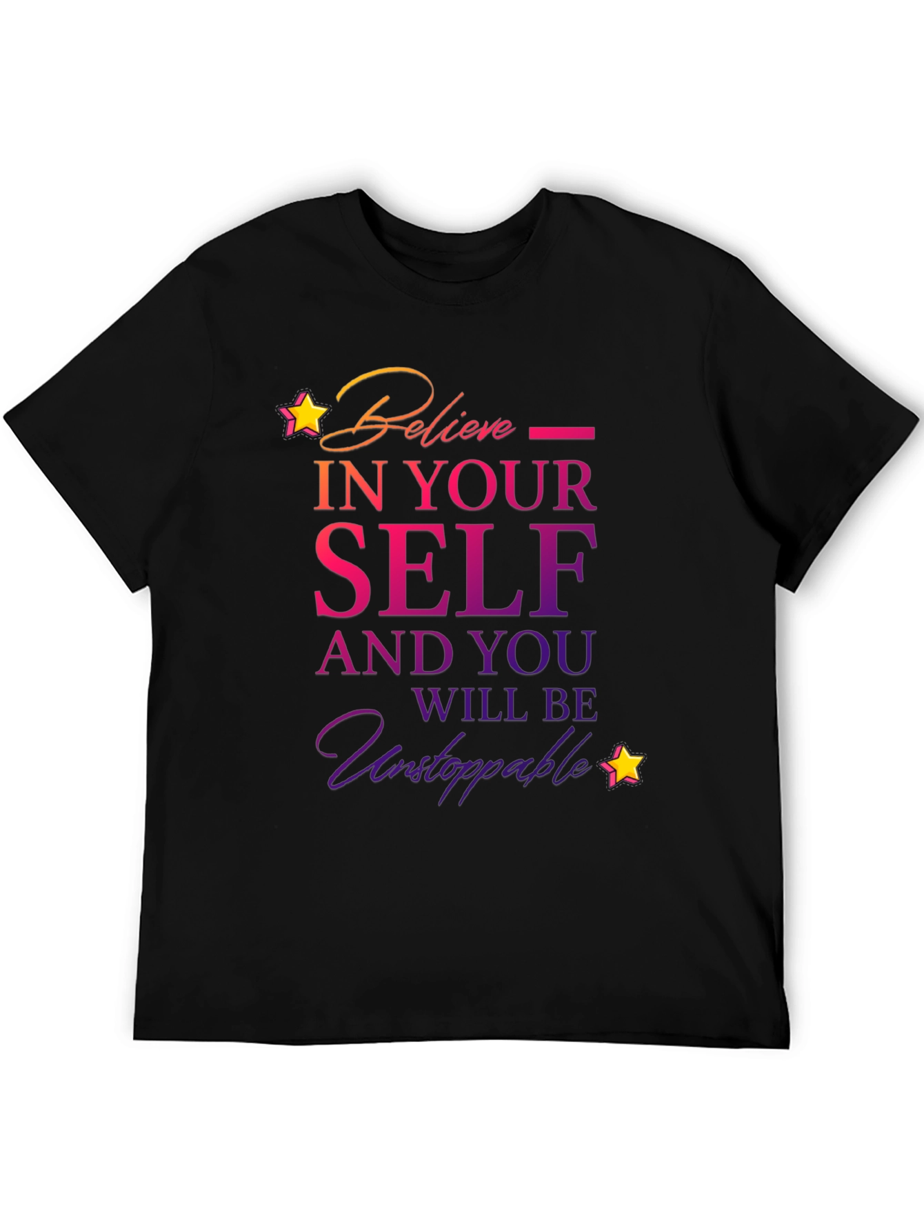 Believe in Yourself T-Shirt - Motivational Design