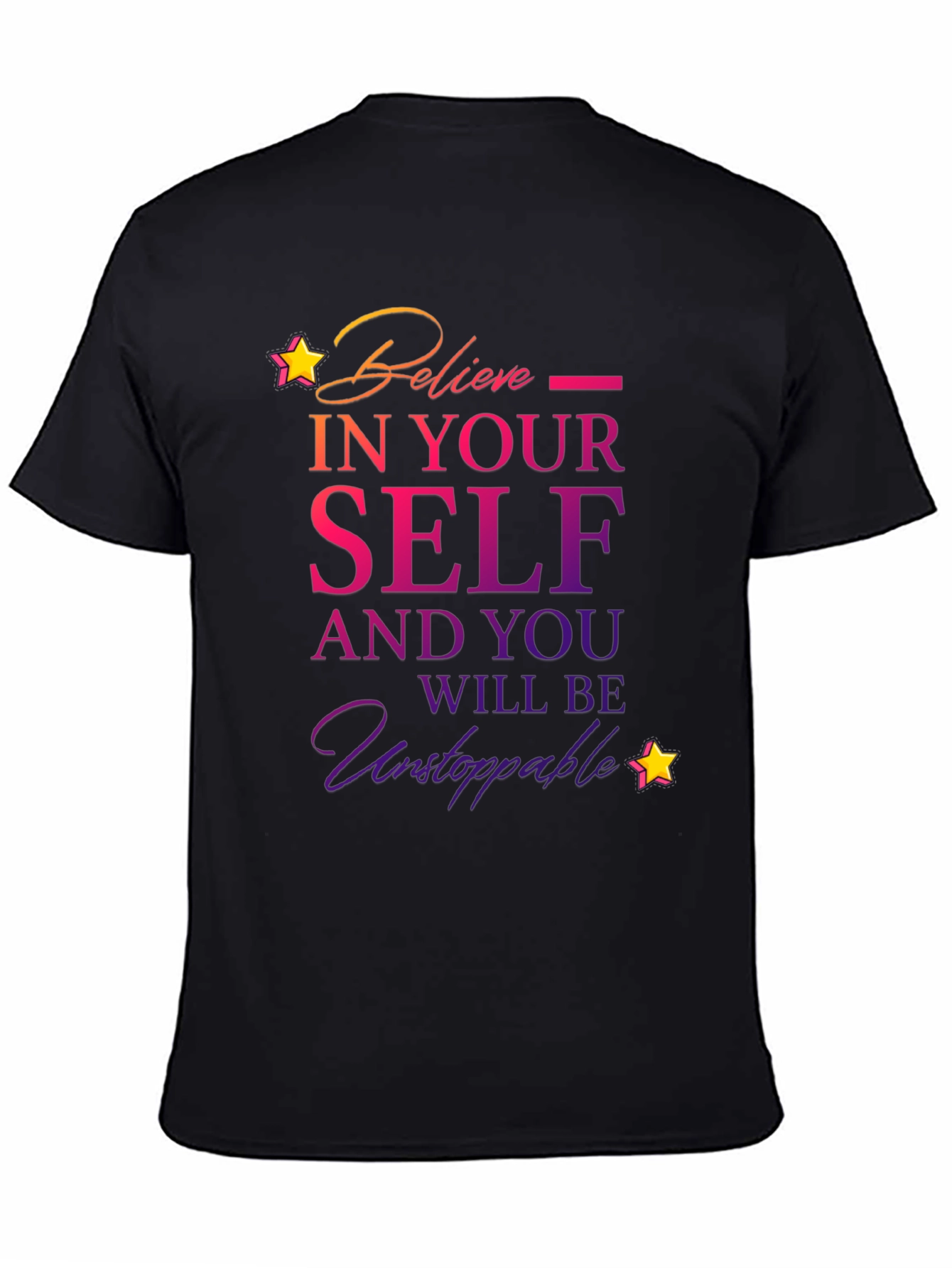 Believe in Yourself T-Shirt - Motivational Design