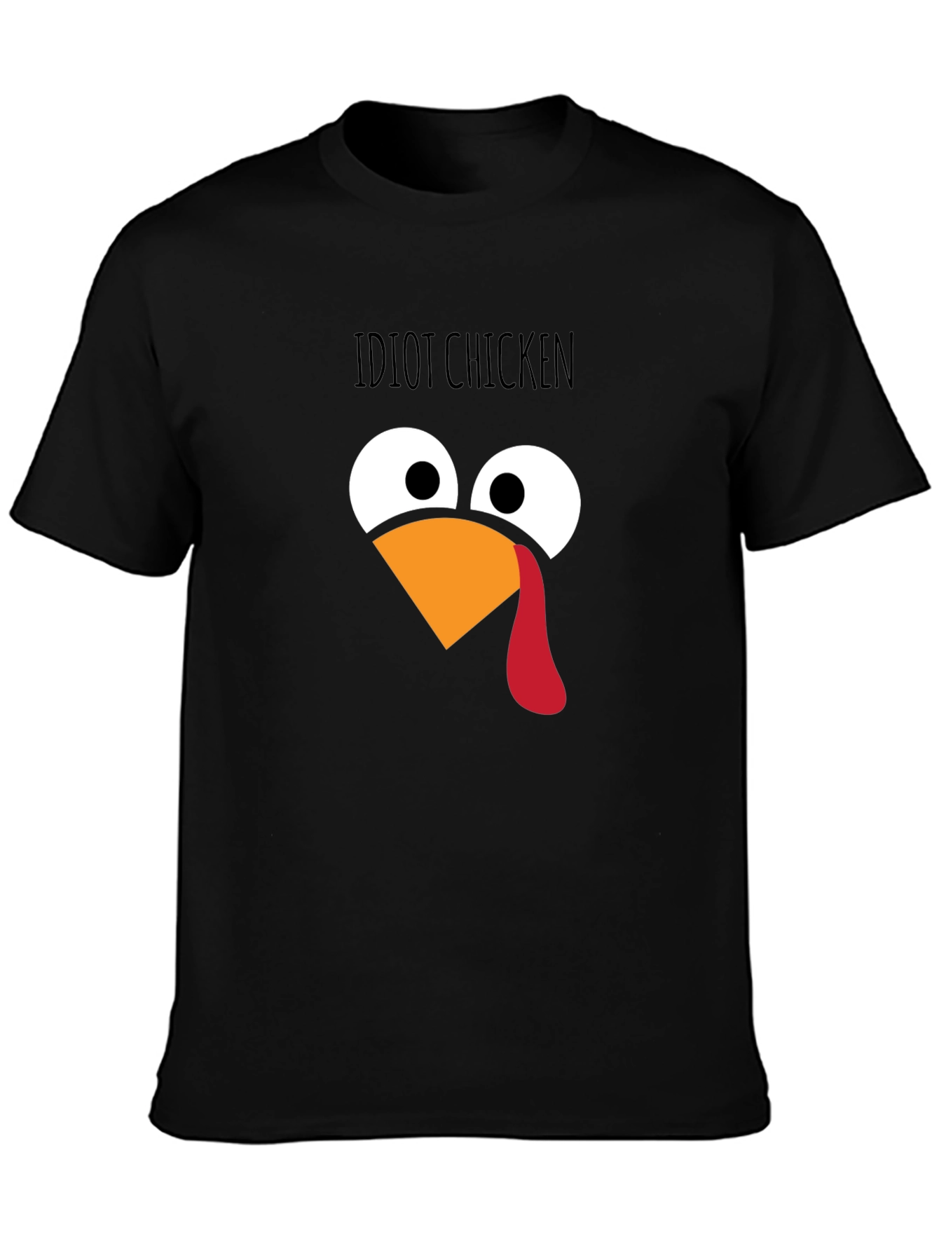 Idiot Chicken Graphic T-Shirt