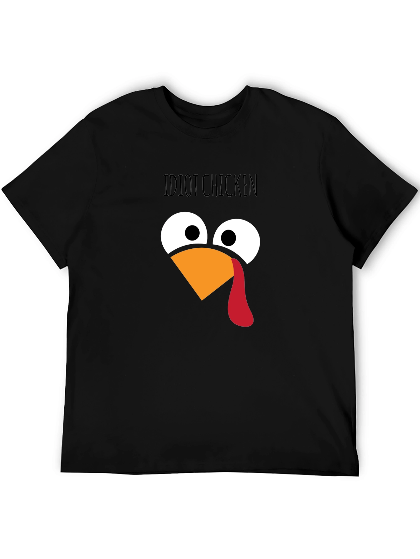 Idiot Chicken Graphic T-Shirt