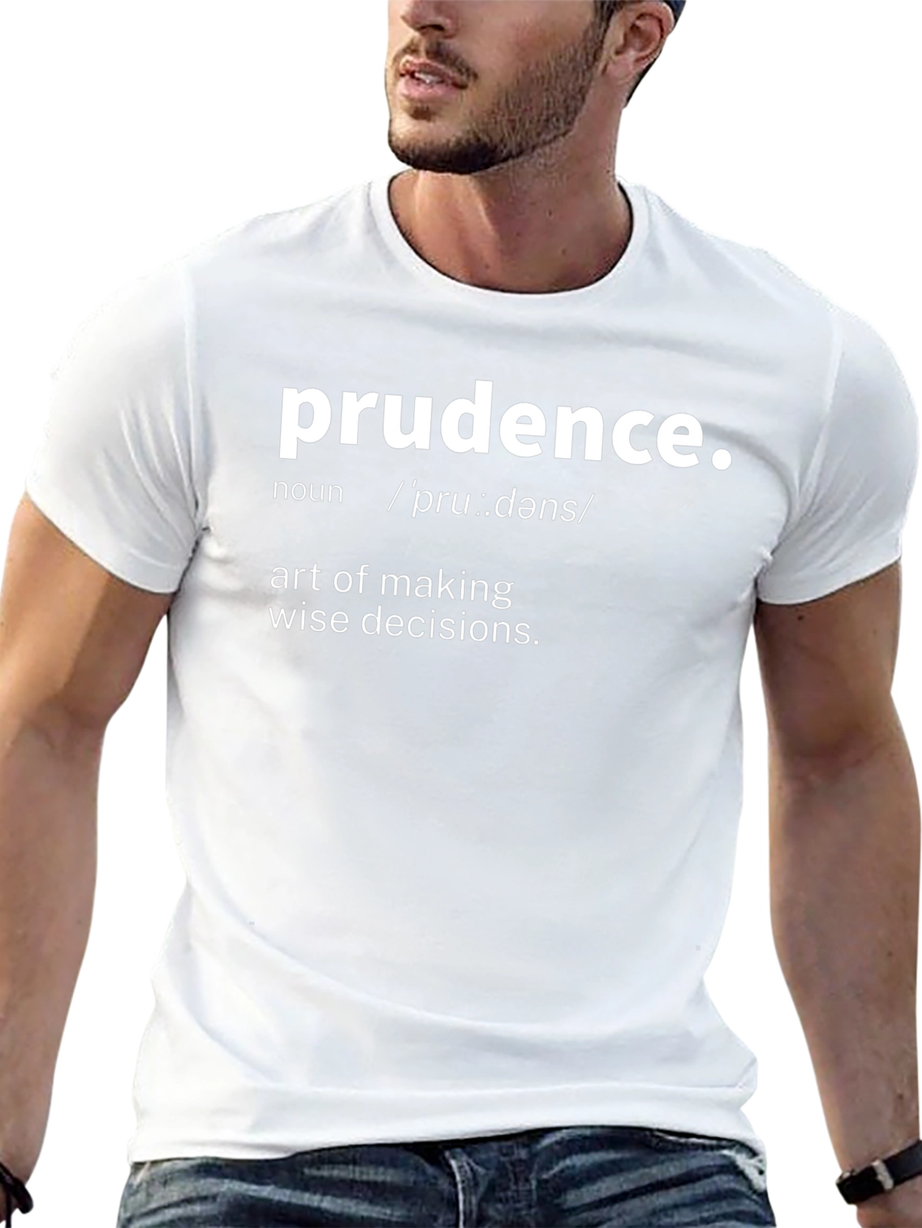 Prudence Definition Graphic Tee - Wise Decisions
