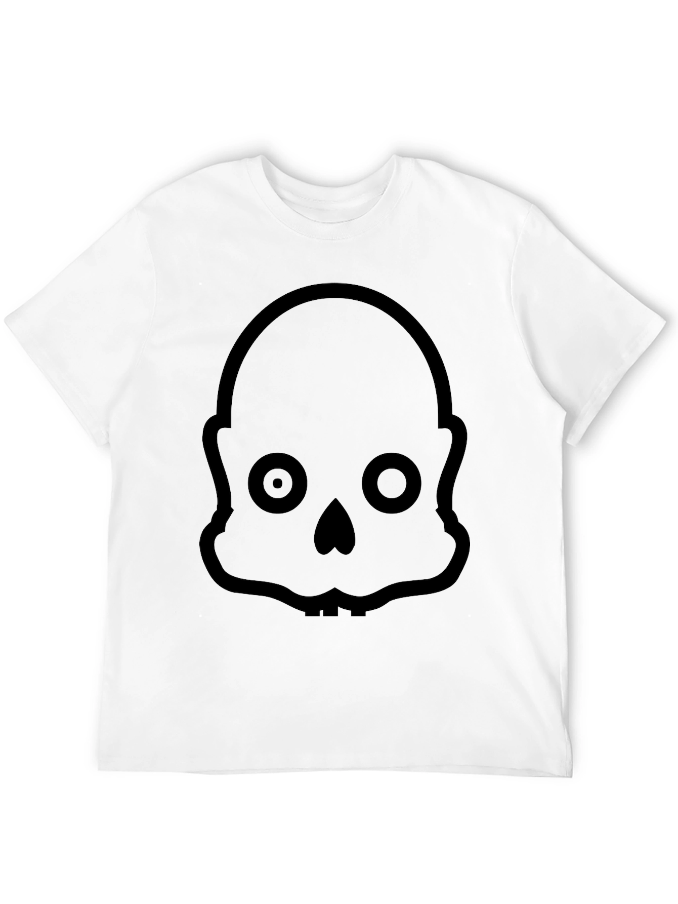 Skull Graphic Black T-Shirt for Men