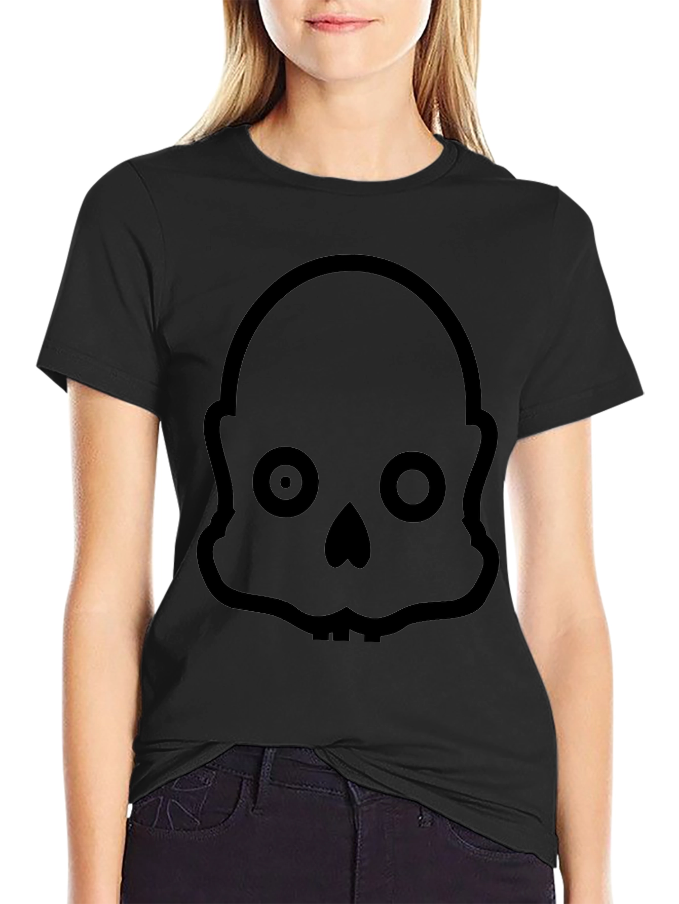 Skull Graphic Black T-Shirt for Men