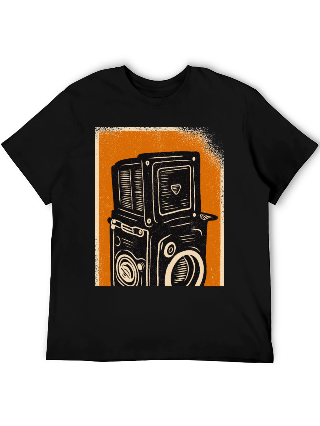 Retro Camera Graphic T-Shirt - Classic Style
