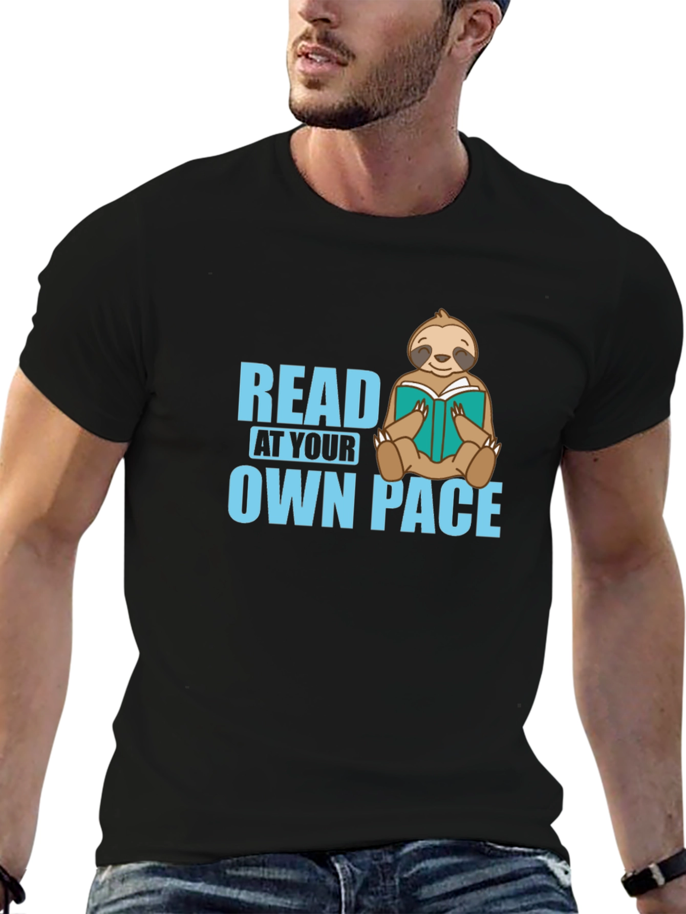 Read At Your Own Pace T-Shirt Sloth