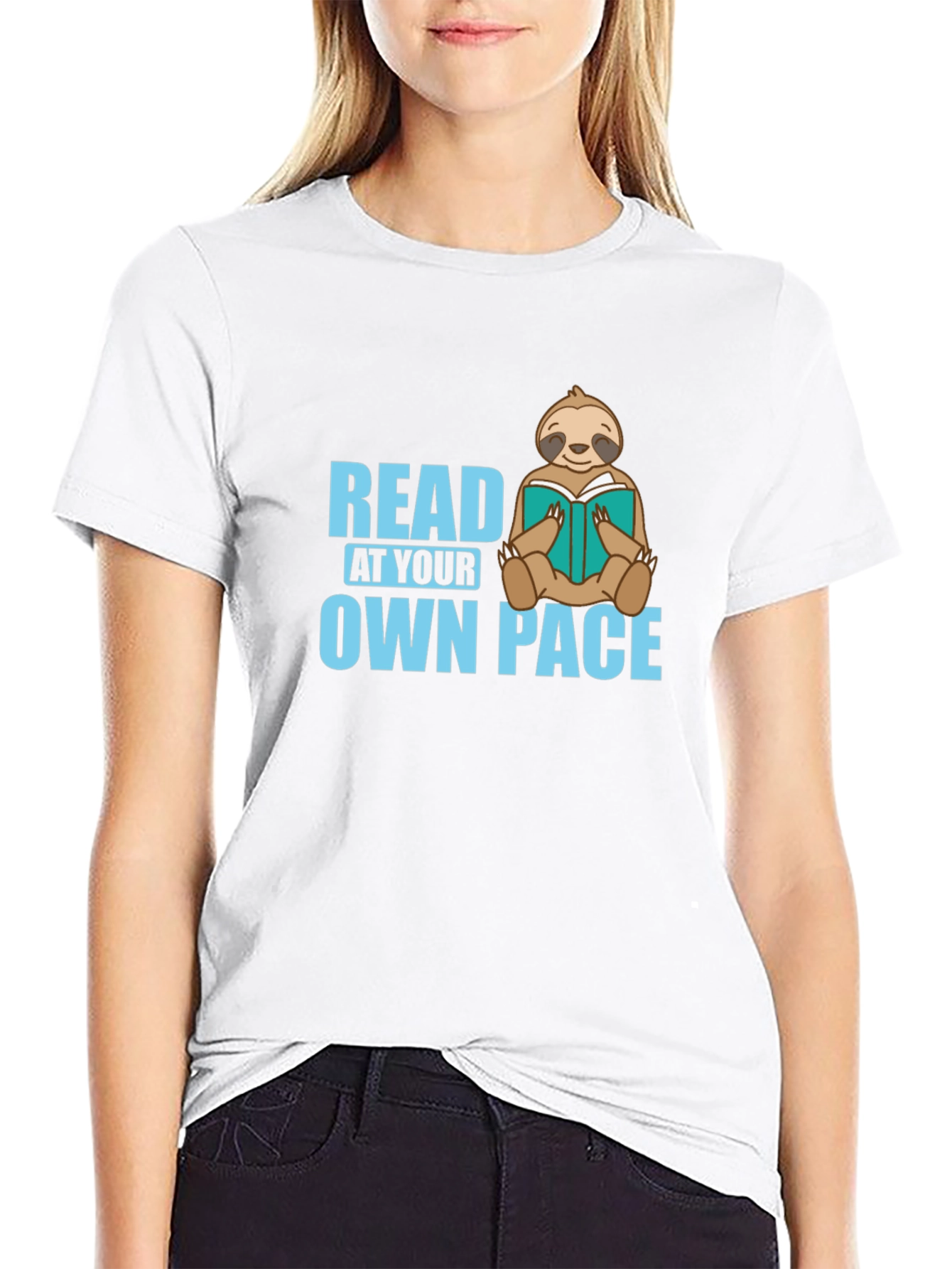 Read At Your Own Pace T-Shirt Sloth