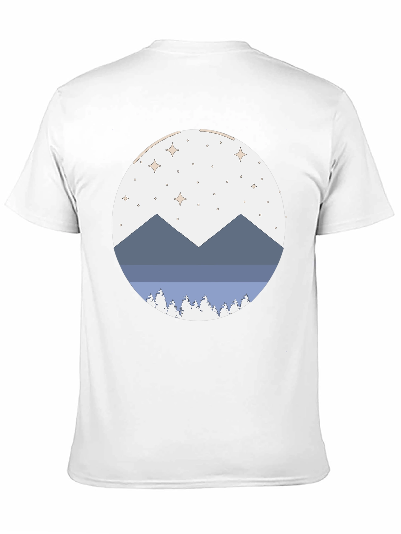 Mountain Scene Graphic Tee - Stylish Comfort