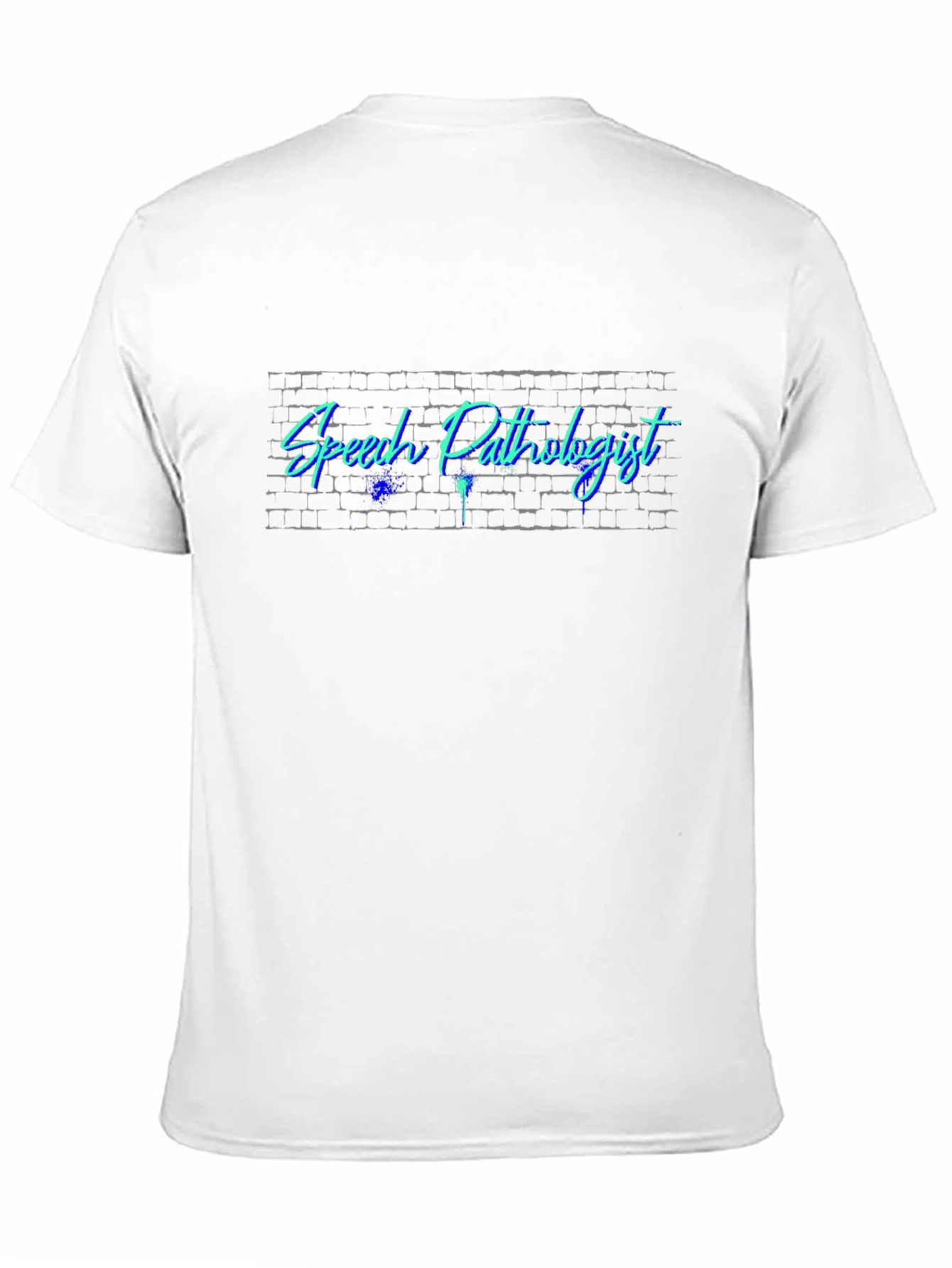 Speech Pathologist Brick Wall Neon T-Shirt