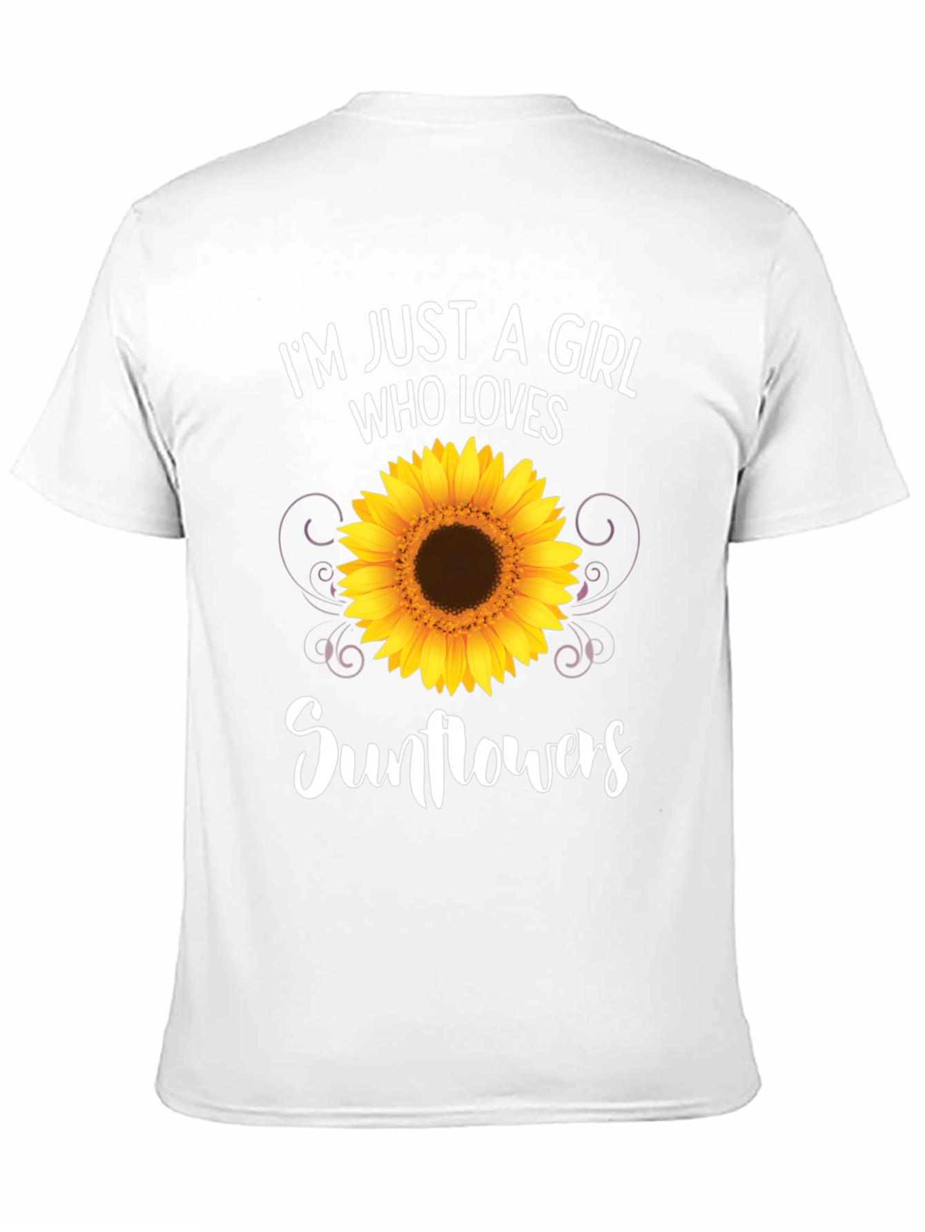 Sunflower Lover T-Shirt - Black Graphic Tee