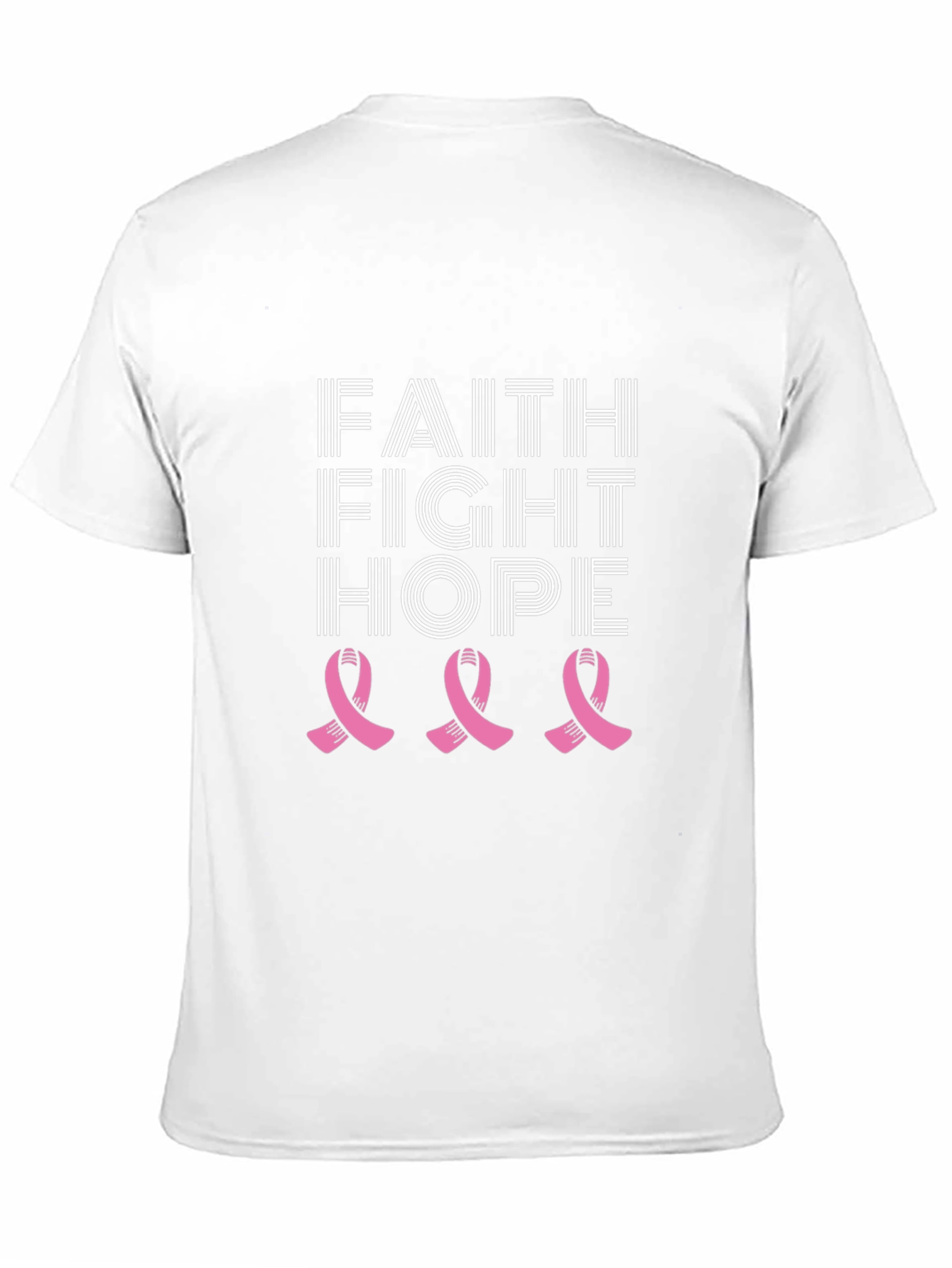 Faith Fight Hope Breast Cancer Awareness T-Shirt
