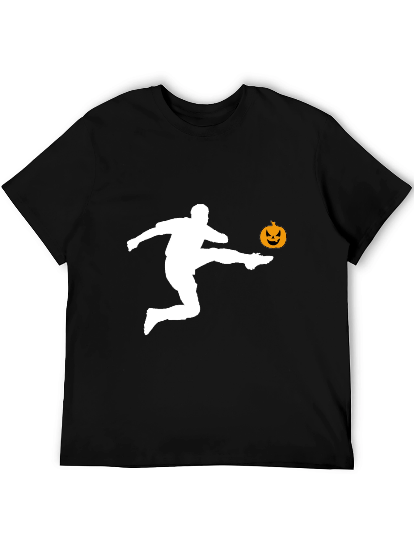 Halloween Soccer Player Graphic T-Shirt