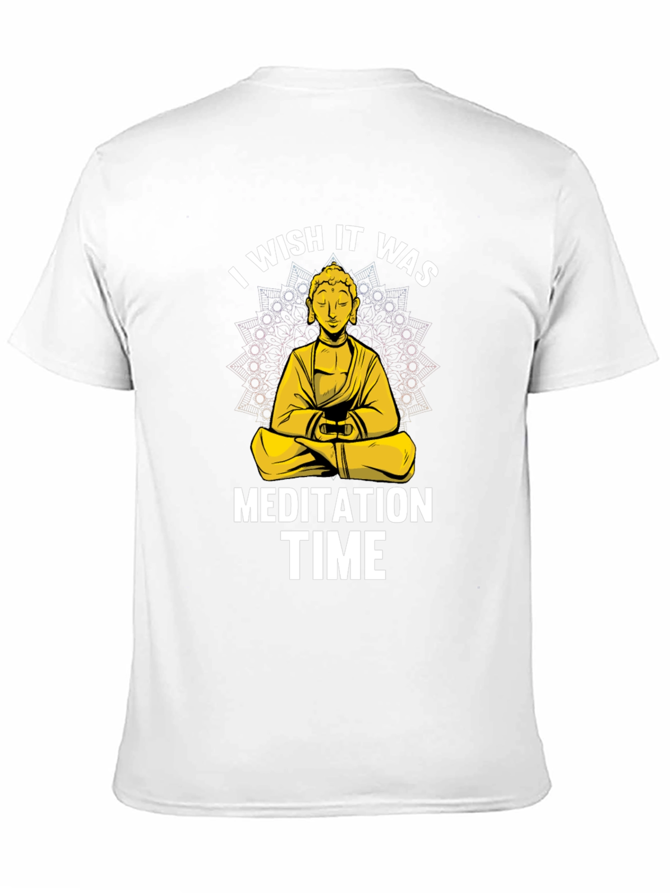 Meditation Time Buddha Graphic T-Shirt Relaxed Fit