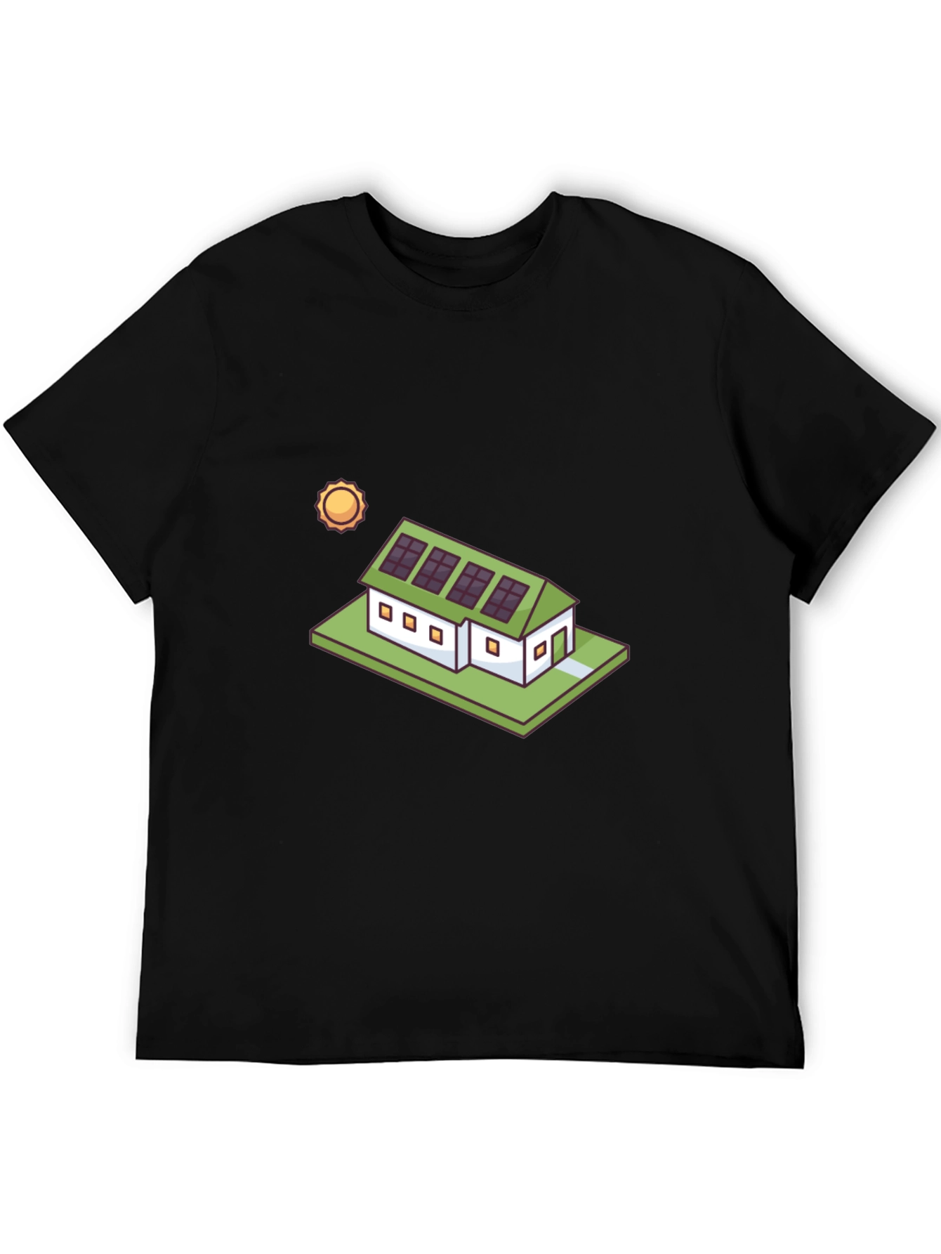 Eco-Friendly Solar House T-Shirt