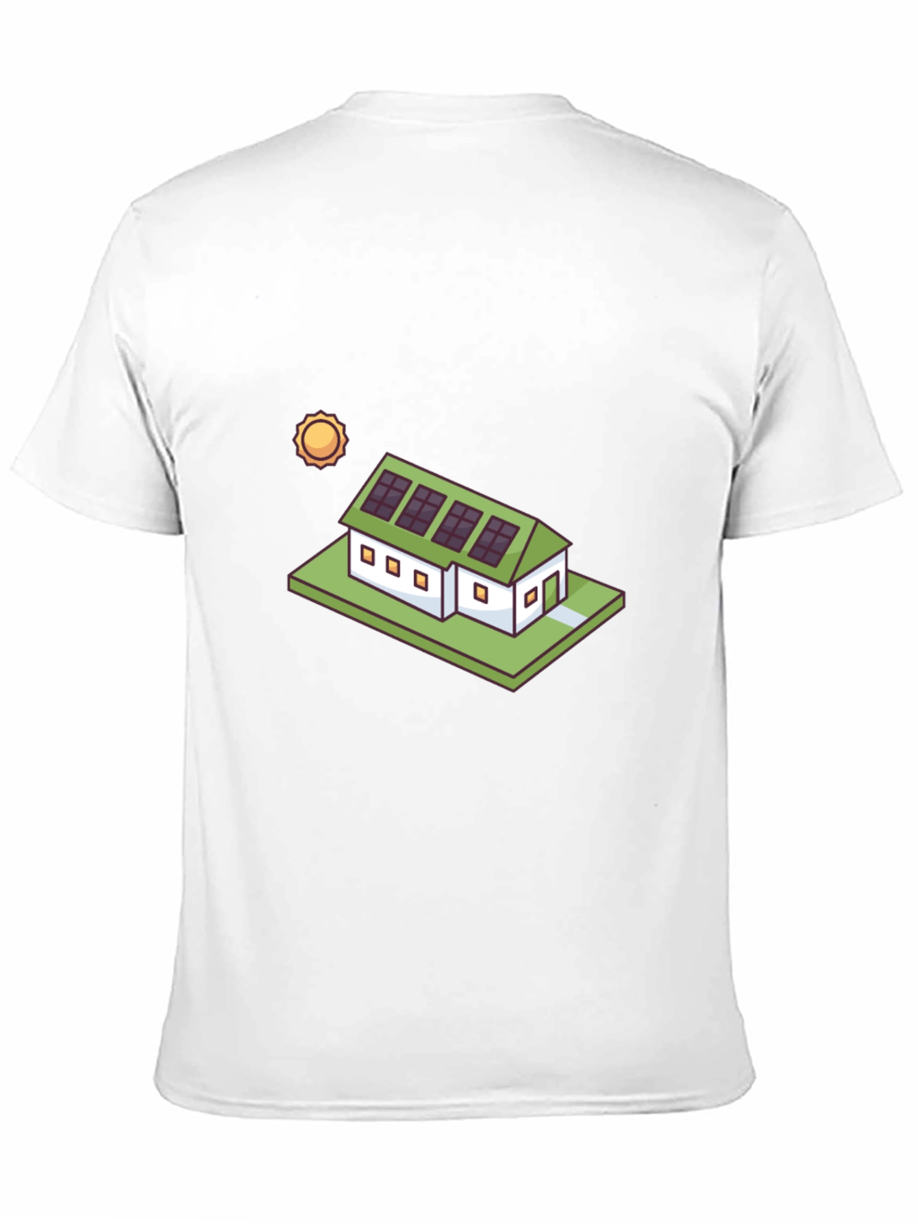 Eco-Friendly Solar House T-Shirt