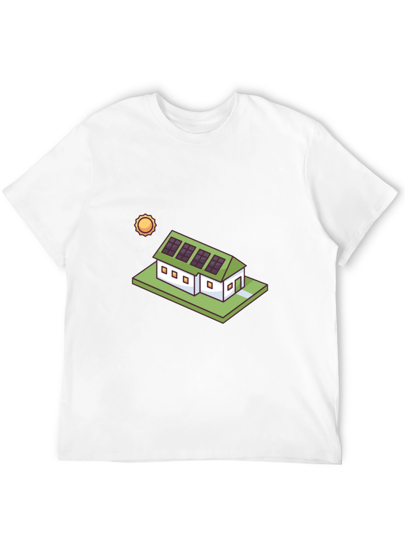 Eco-Friendly Solar House T-Shirt