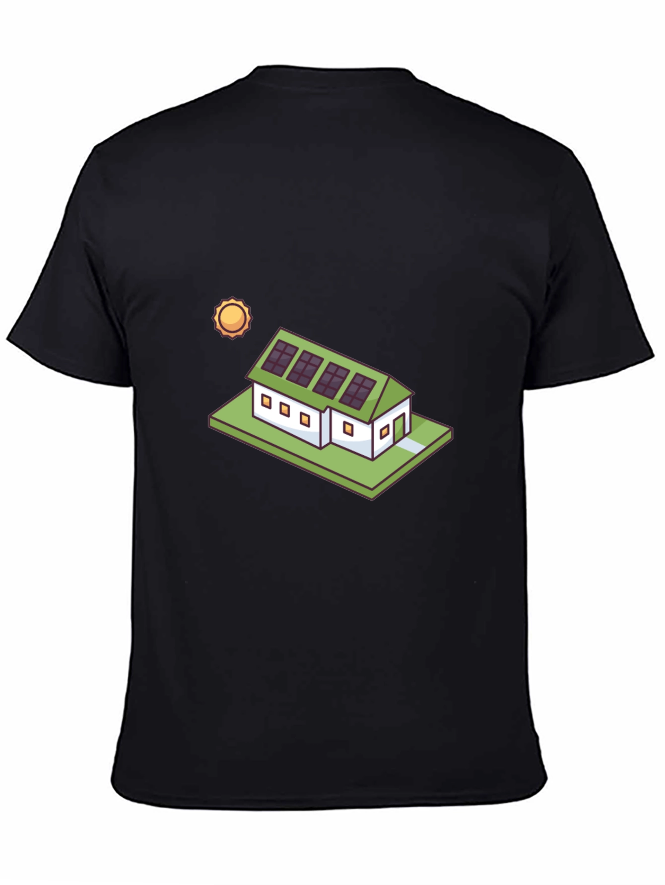 Eco-Friendly Solar House T-Shirt