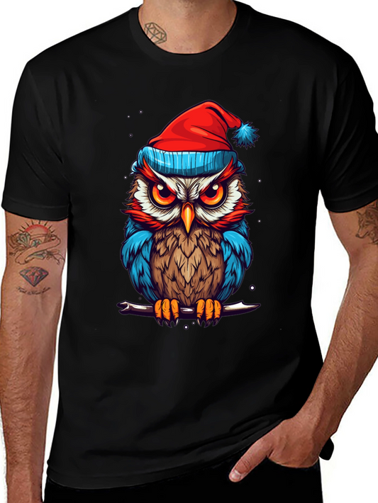 Festive Owl Graphic Tee