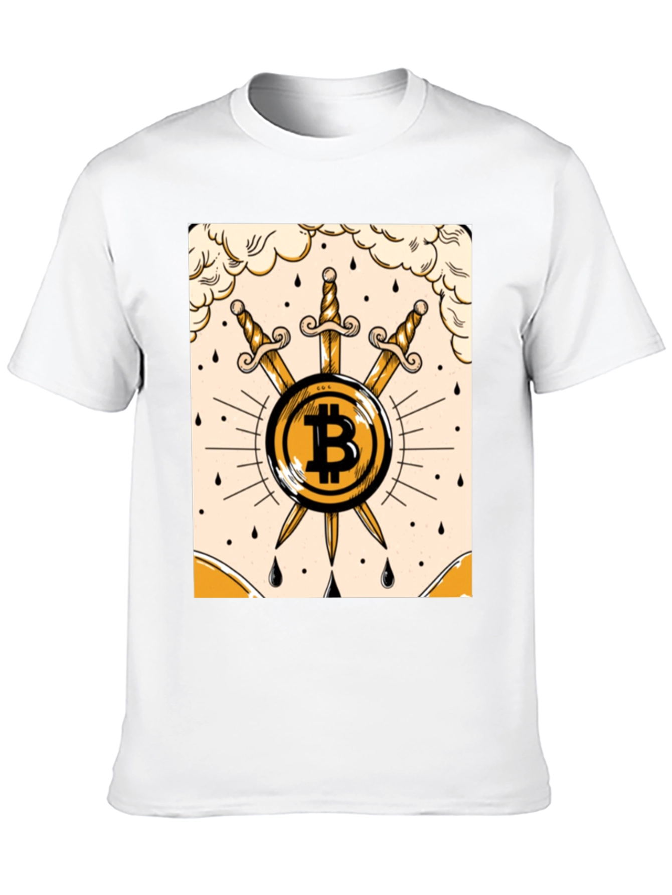 Bitcoin Sword Tee - Crypto Currency T-Shirt