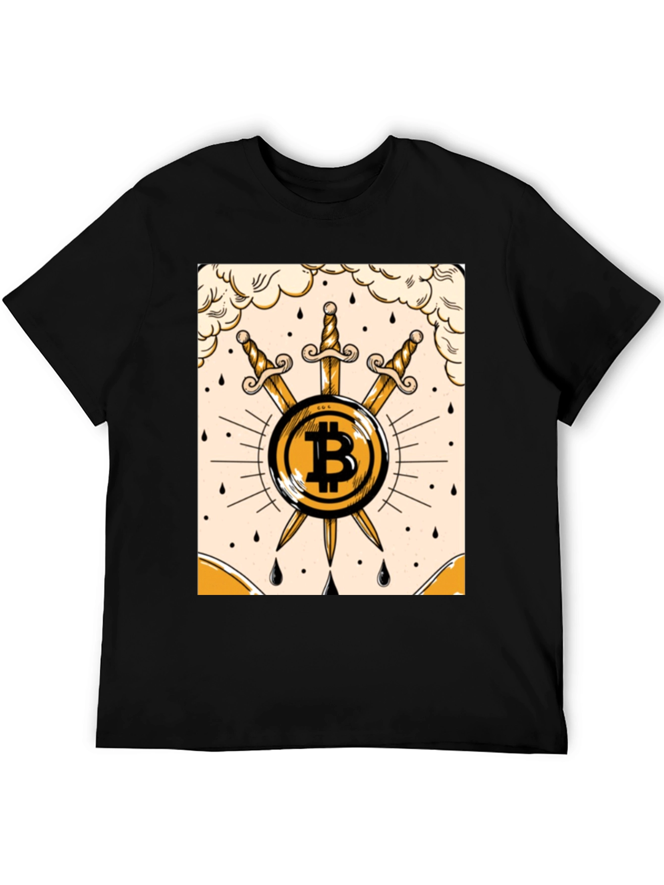 Bitcoin Sword Tee - Crypto Currency T-Shirt