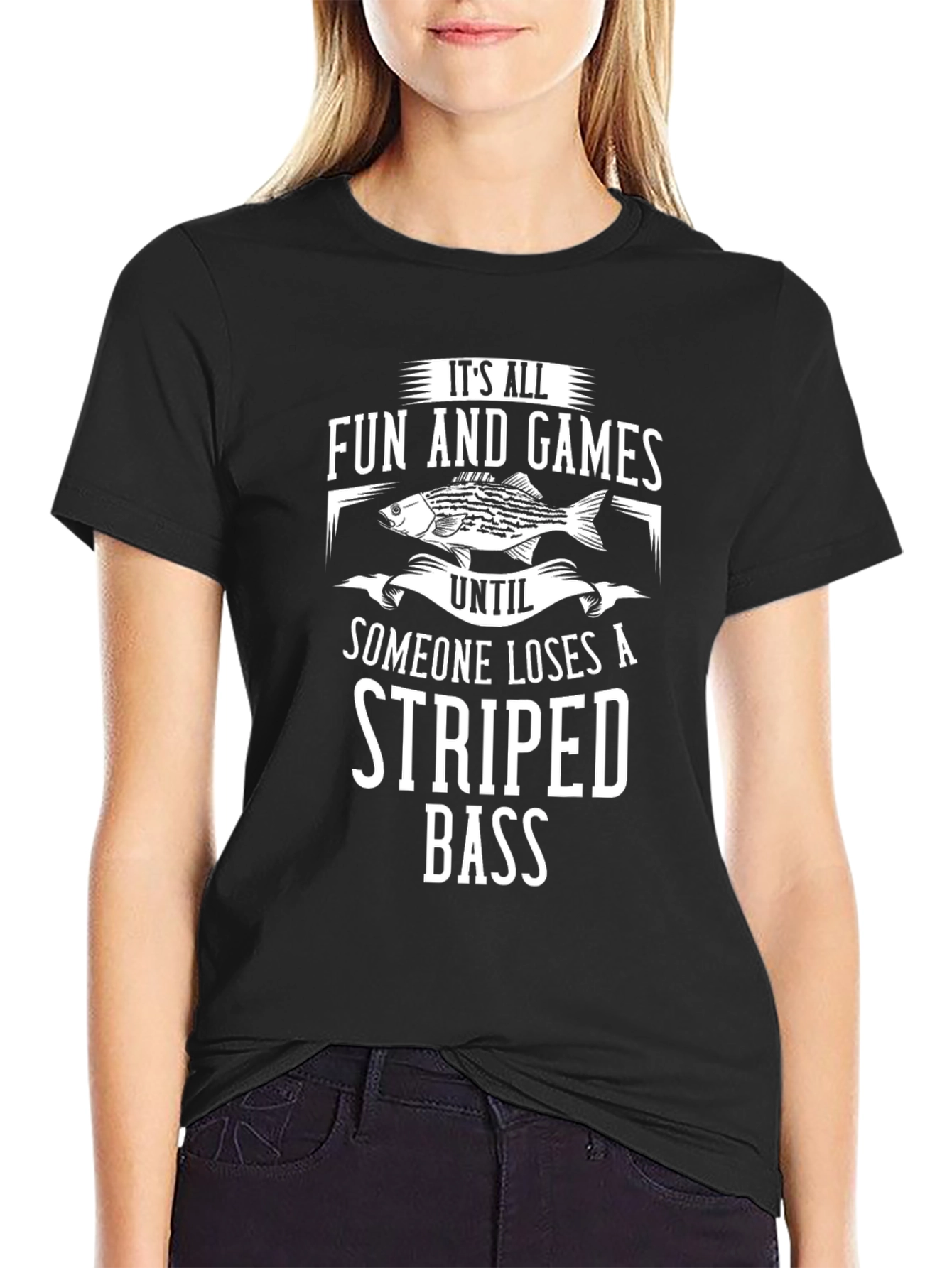 Fun and Games Striped Bass T-Shirt