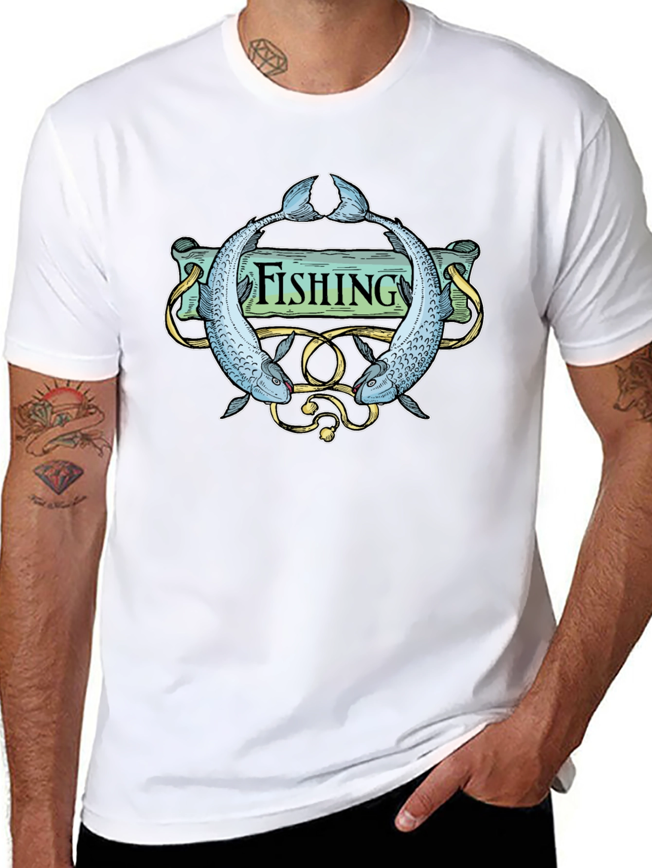 Fishing Graphic T-Shirt - Angler Gift