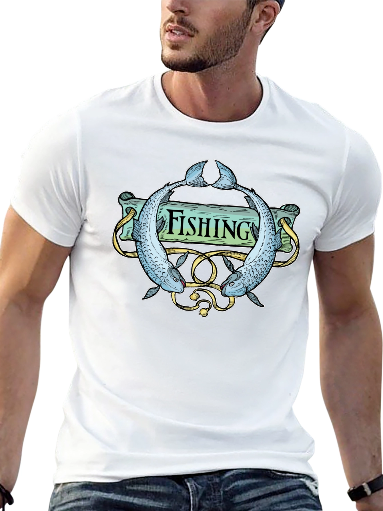 Fishing Graphic T-Shirt - Angler Gift