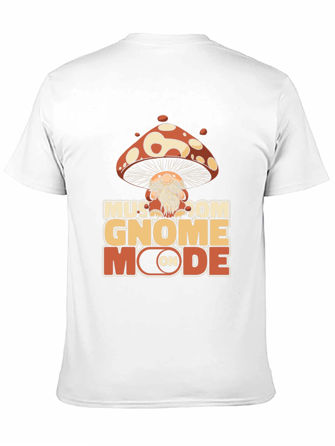 Mushroom Gnome Mode On T-Shirt - Whimsical Graphic Tee