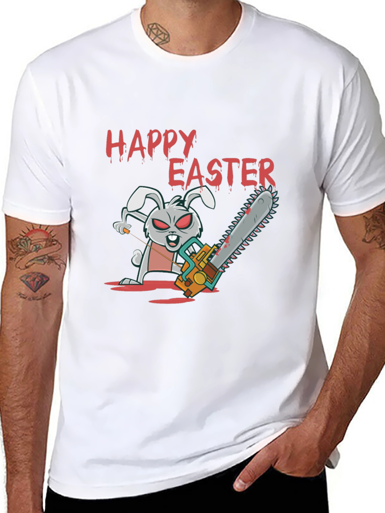 Happy Easter Scary Bunny T-Shirt