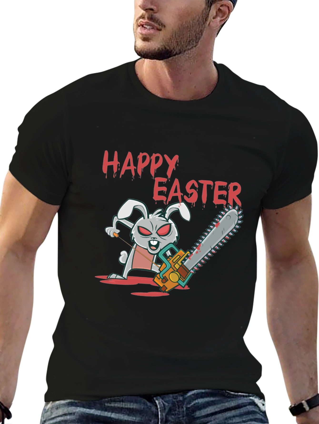 Happy Easter Scary Bunny T-Shirt
