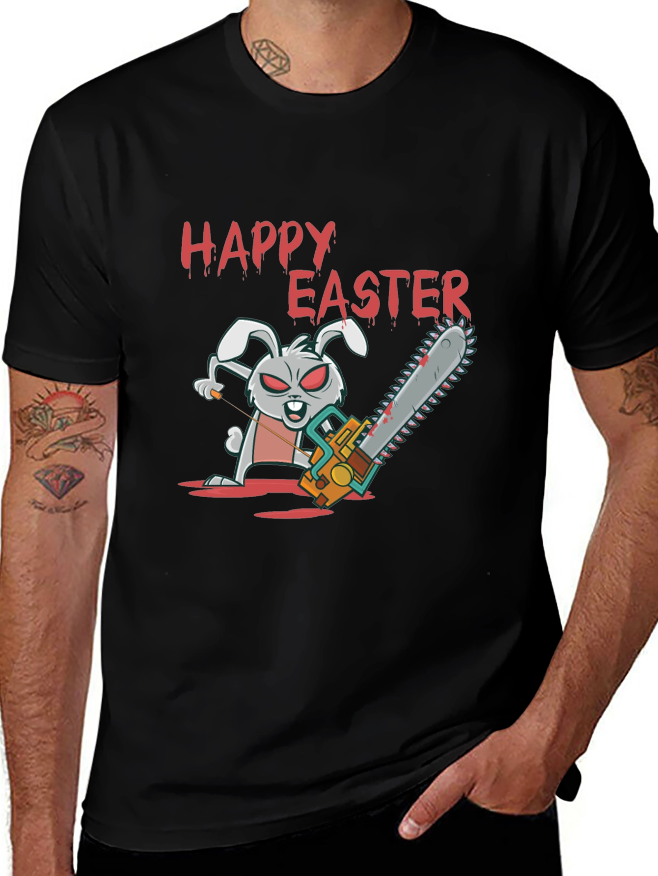 Happy Easter Scary Bunny T-Shirt