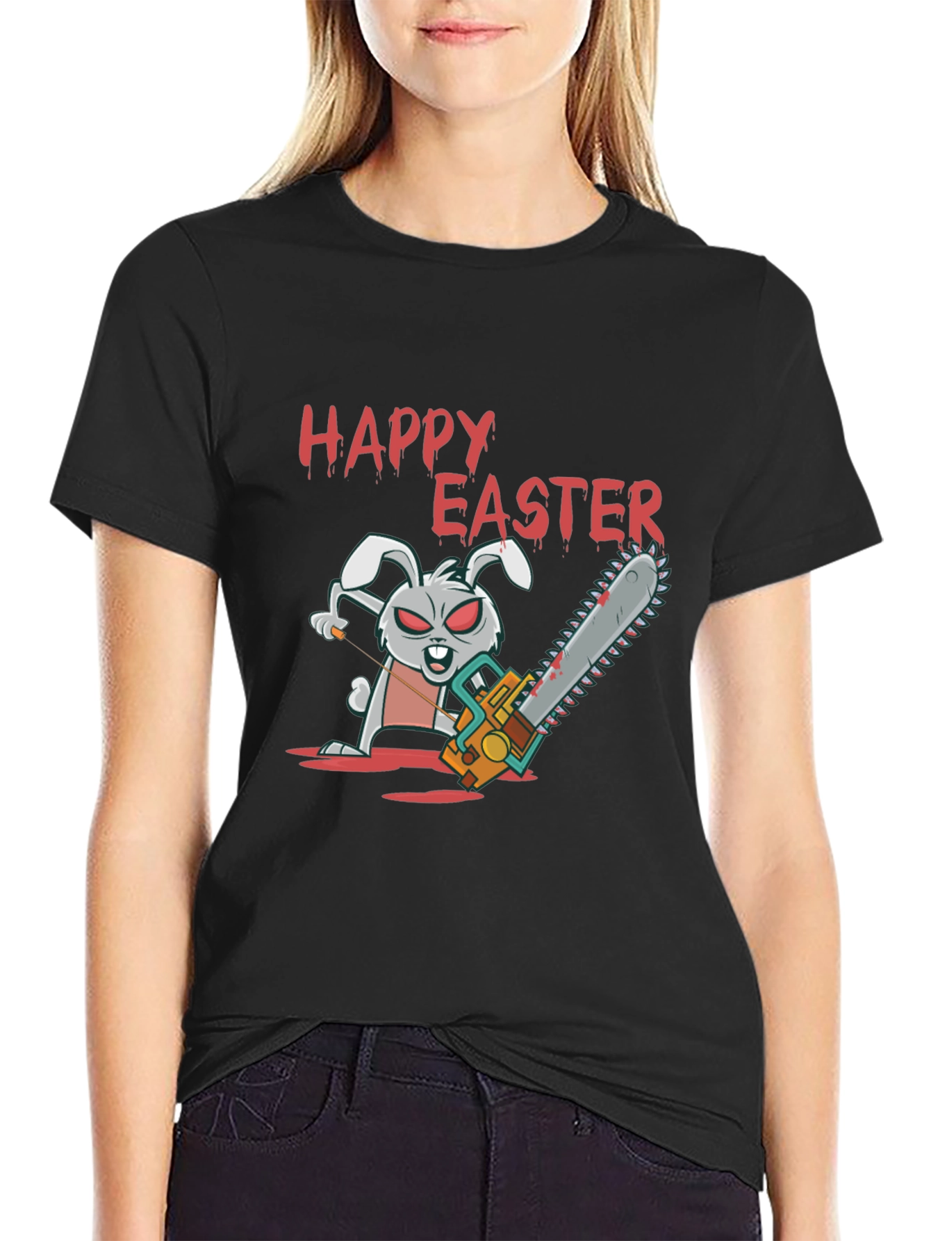 Happy Easter Scary Bunny T-Shirt