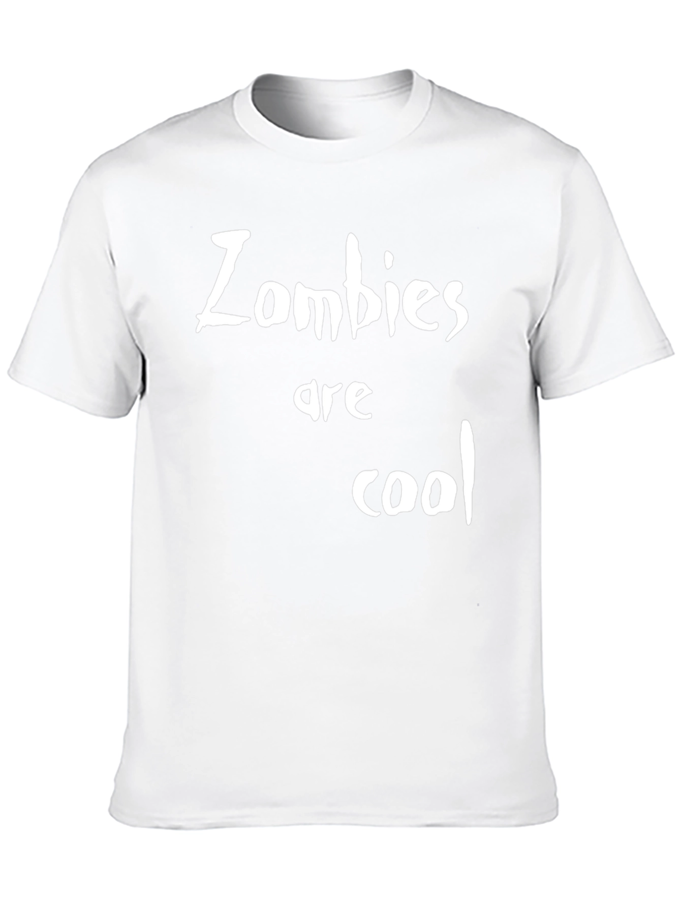 Zombies are Cool Black Graphic T-Shirt