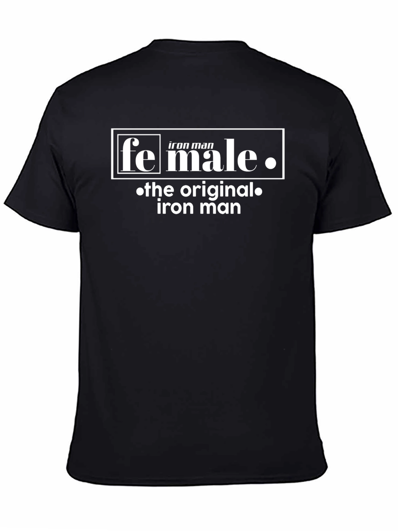 Funny Female Iron Man Graphic T-Shirt