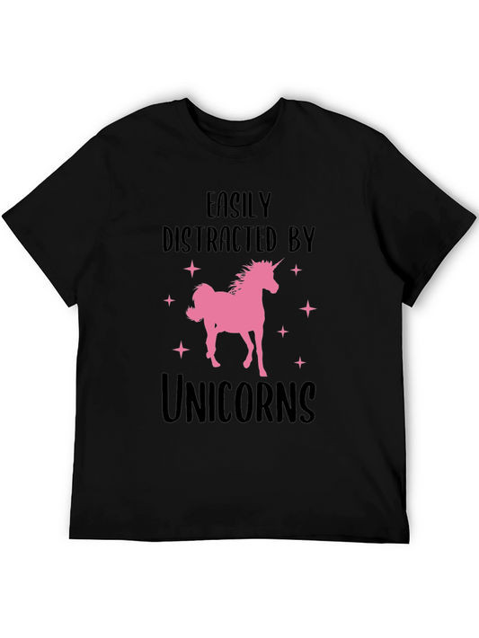 Easily Distracted by Unicorns T-Shirt