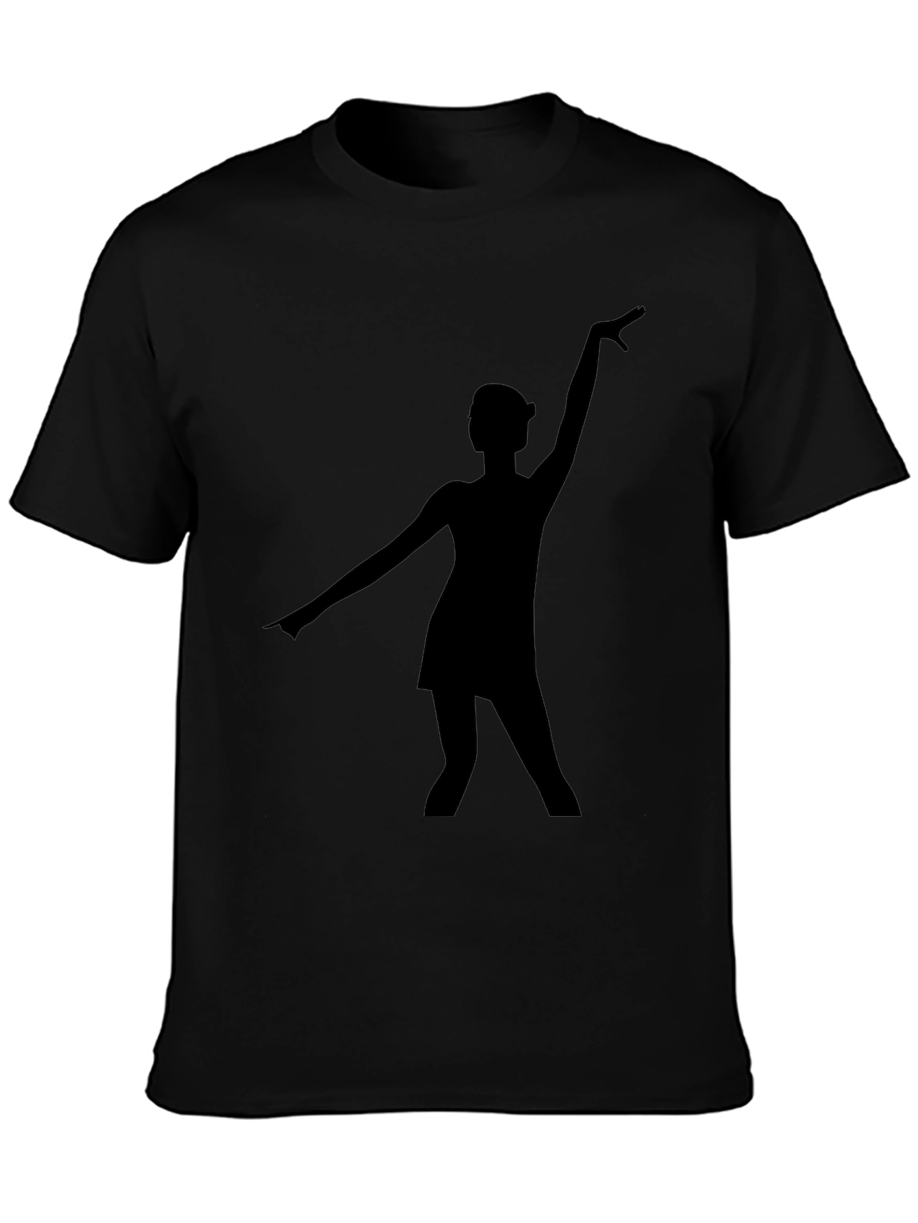 Silhouette Dancer Black T-Shirt