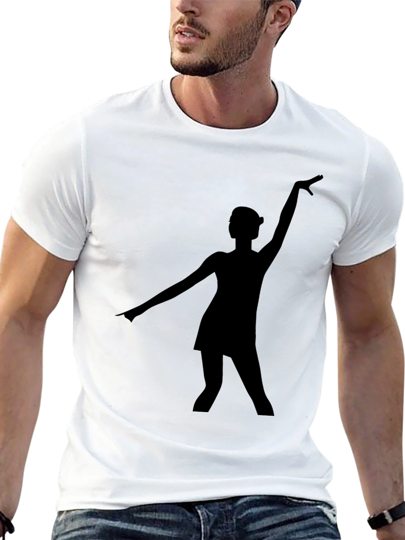Silhouette Dancer Black T-Shirt