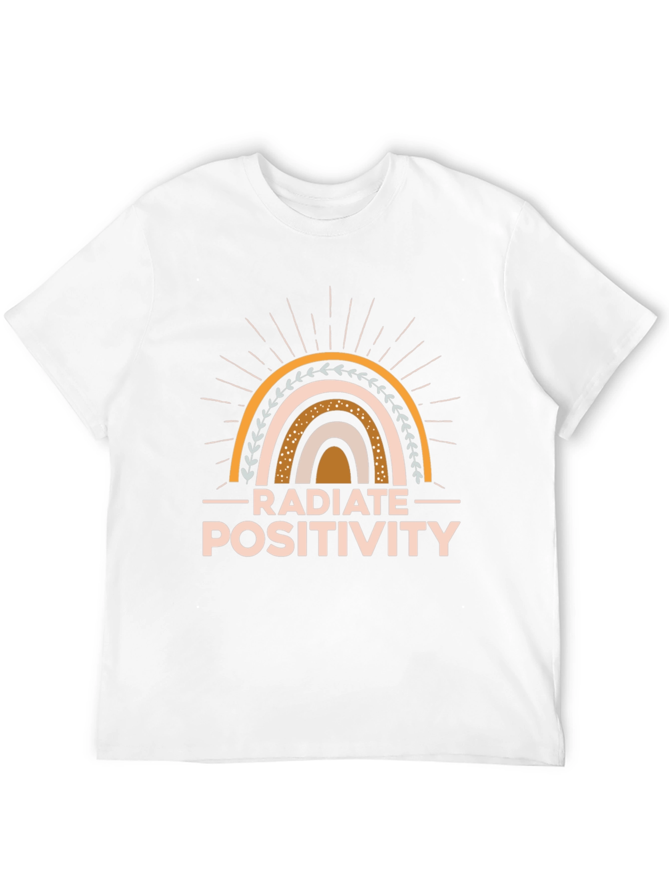 Radiate Positivity Graphic Tee - Stylish Comfort