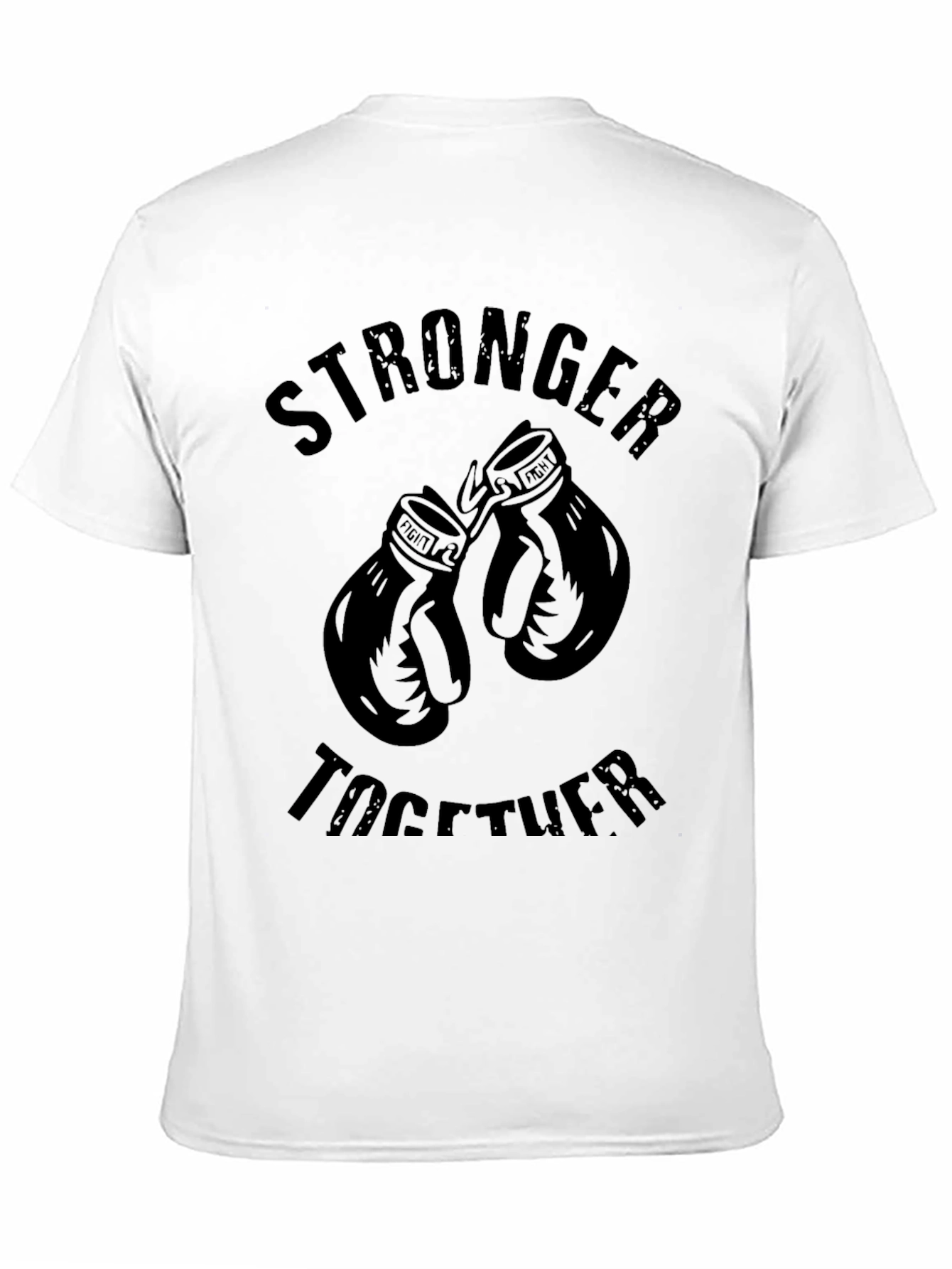 Stronger Together Boxing Gloves Graphic Tee