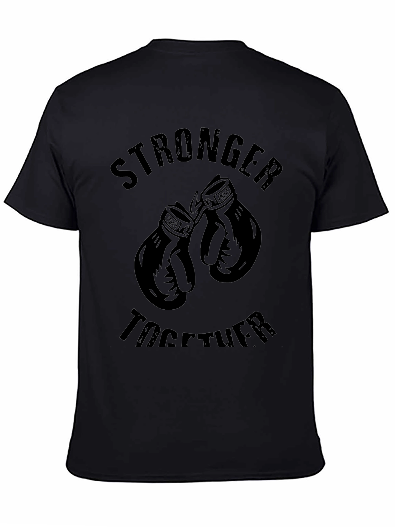 Stronger Together Boxing Gloves Graphic Tee