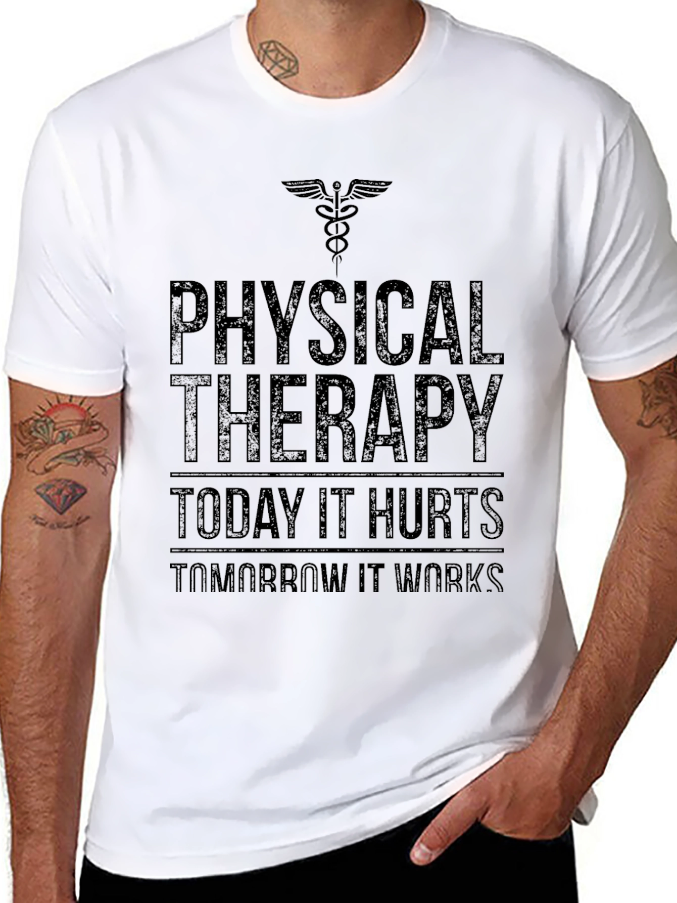 Physical Therapy Graphic T-Shirt - Today It Hurts