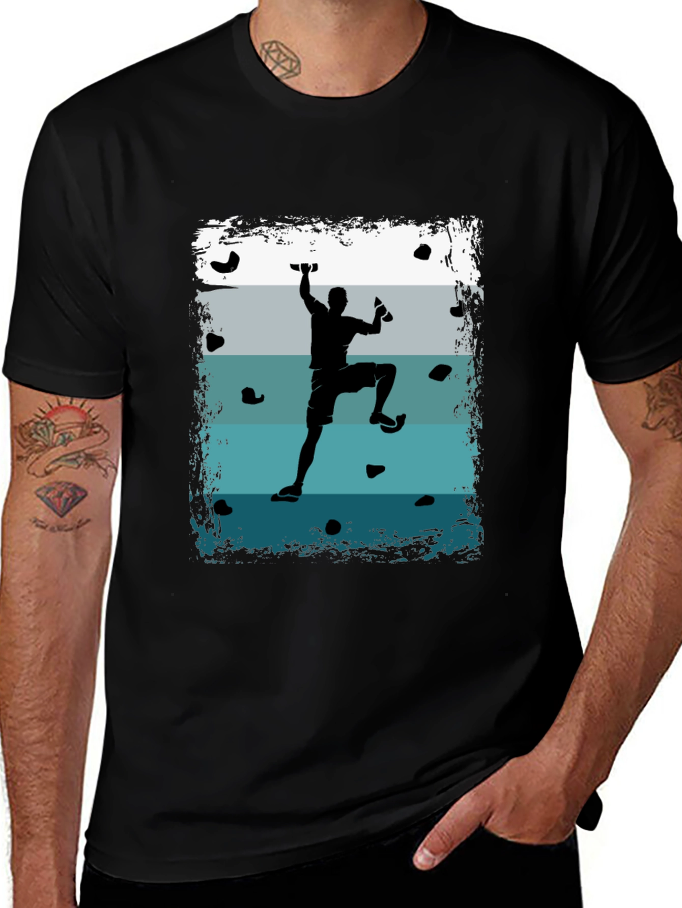 Climbing Silhouette Graphic Tee