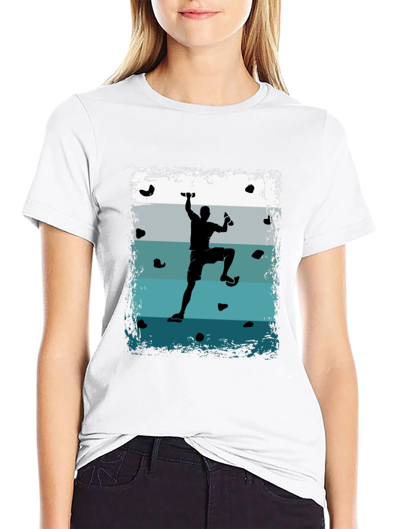 Climbing Silhouette Graphic Tee