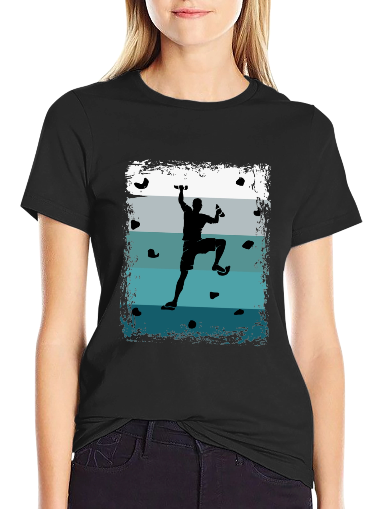 Climbing Silhouette Graphic Tee