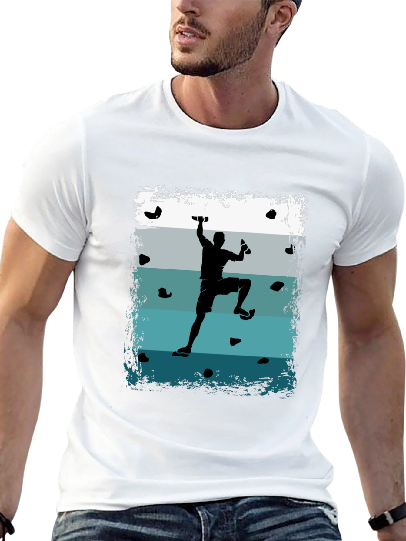 Climbing Silhouette Graphic Tee