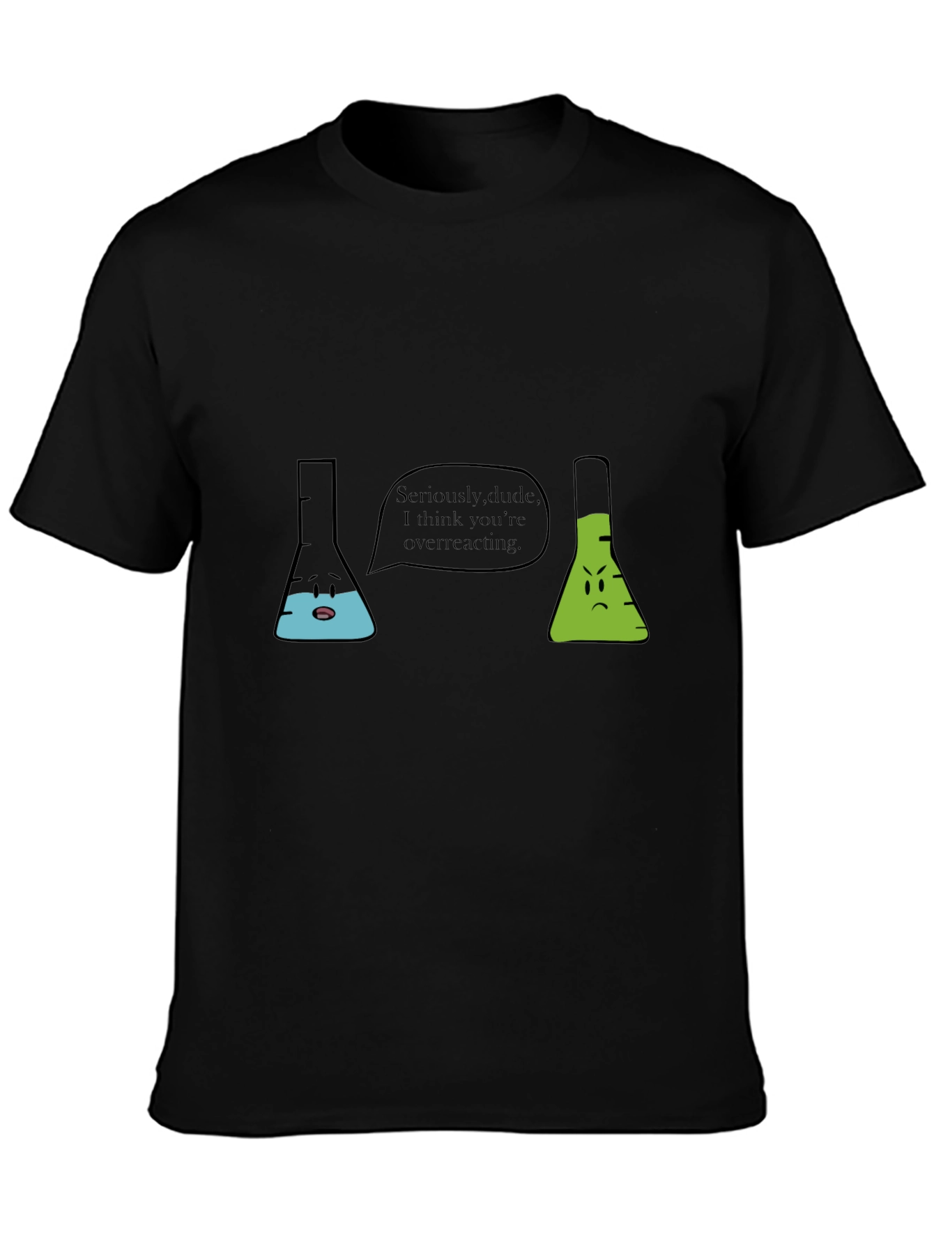 Funny Chemistry Overreacting Mens T-Shirt